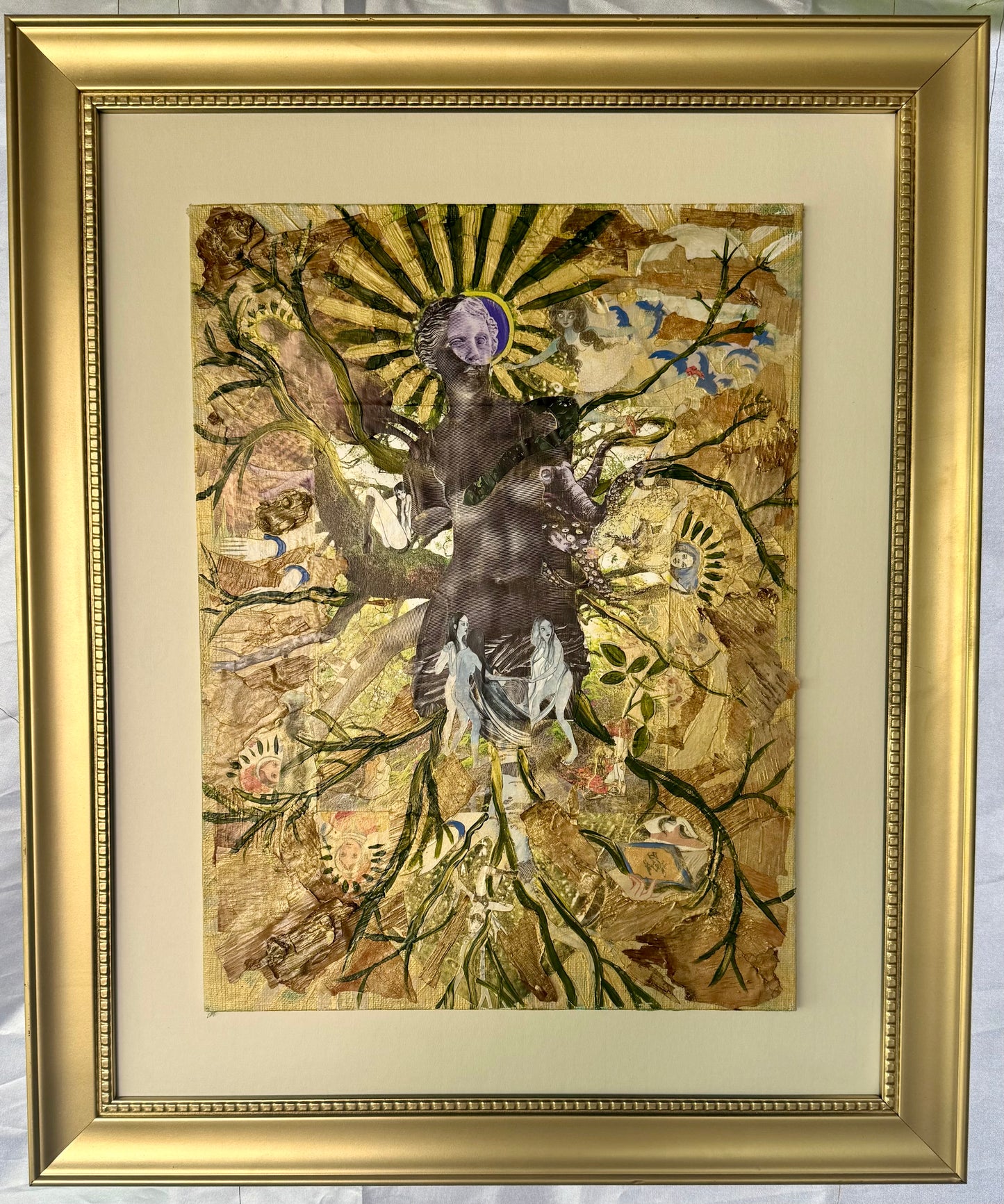 Artemis, original collage