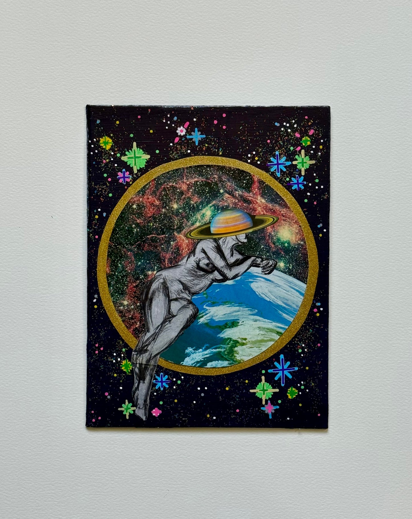 Queen of the Universe, original collage