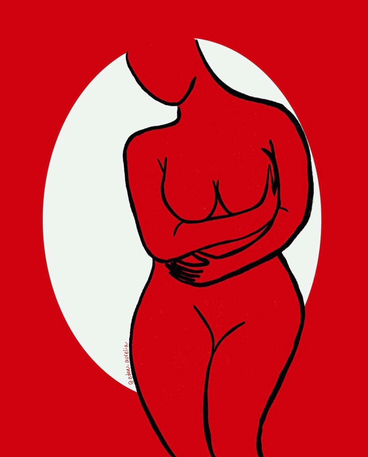 Woman in Red