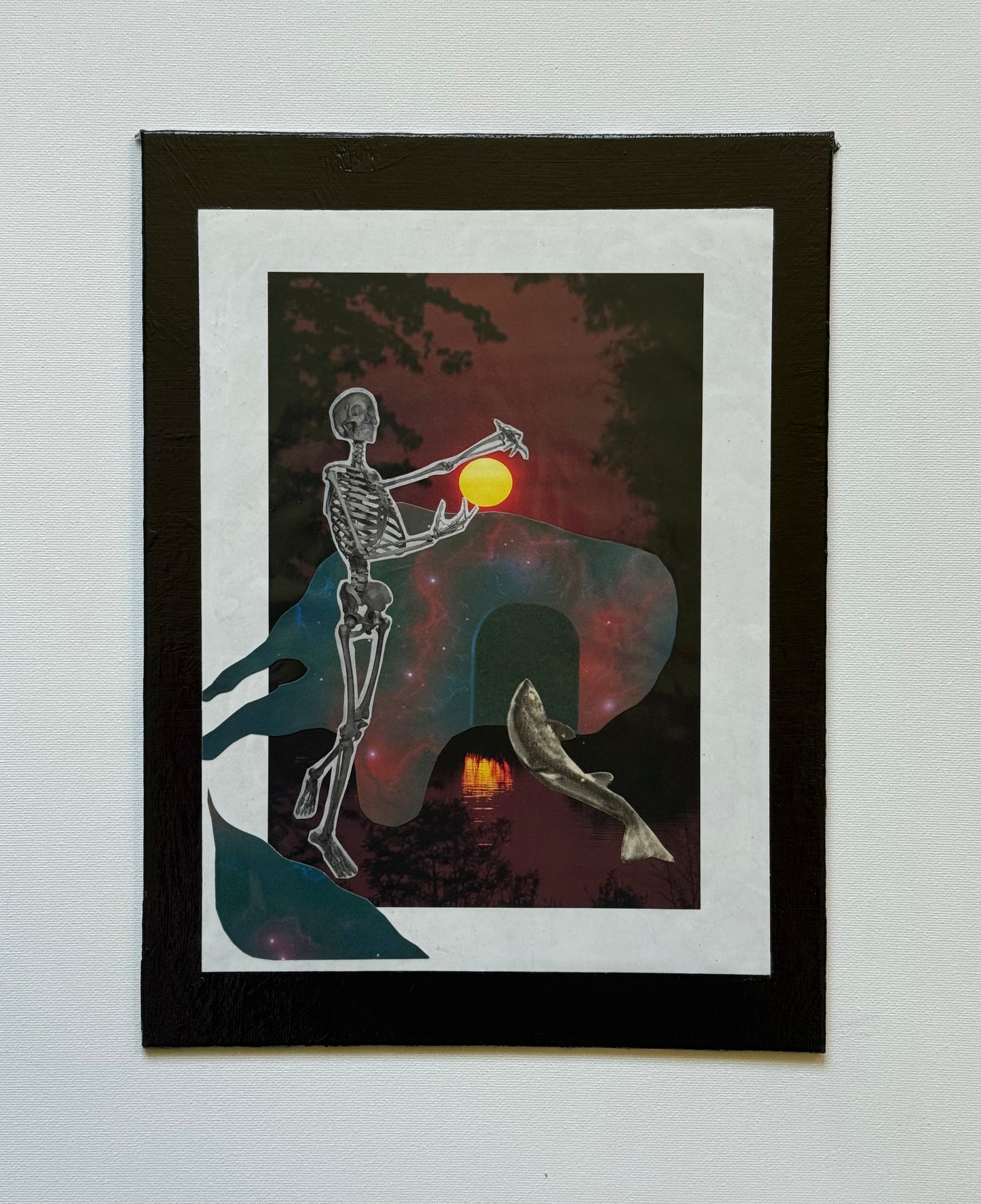 The Cave, original collage