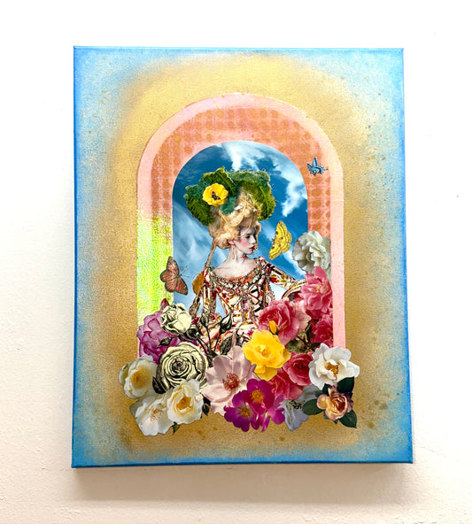 Marie, original collage