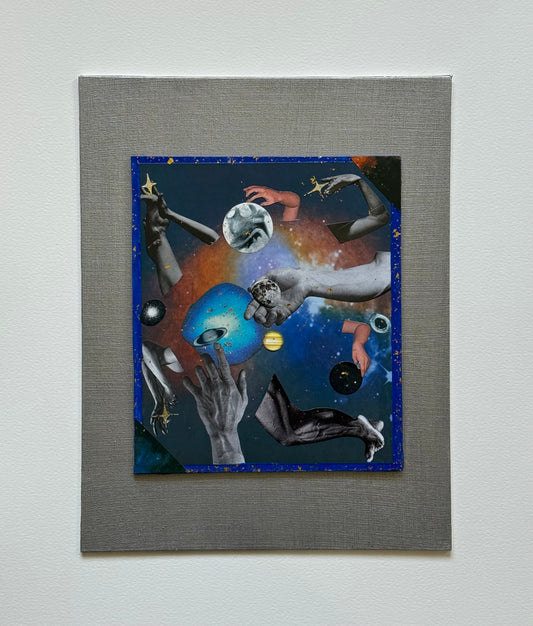 Limbs in Space, original collage