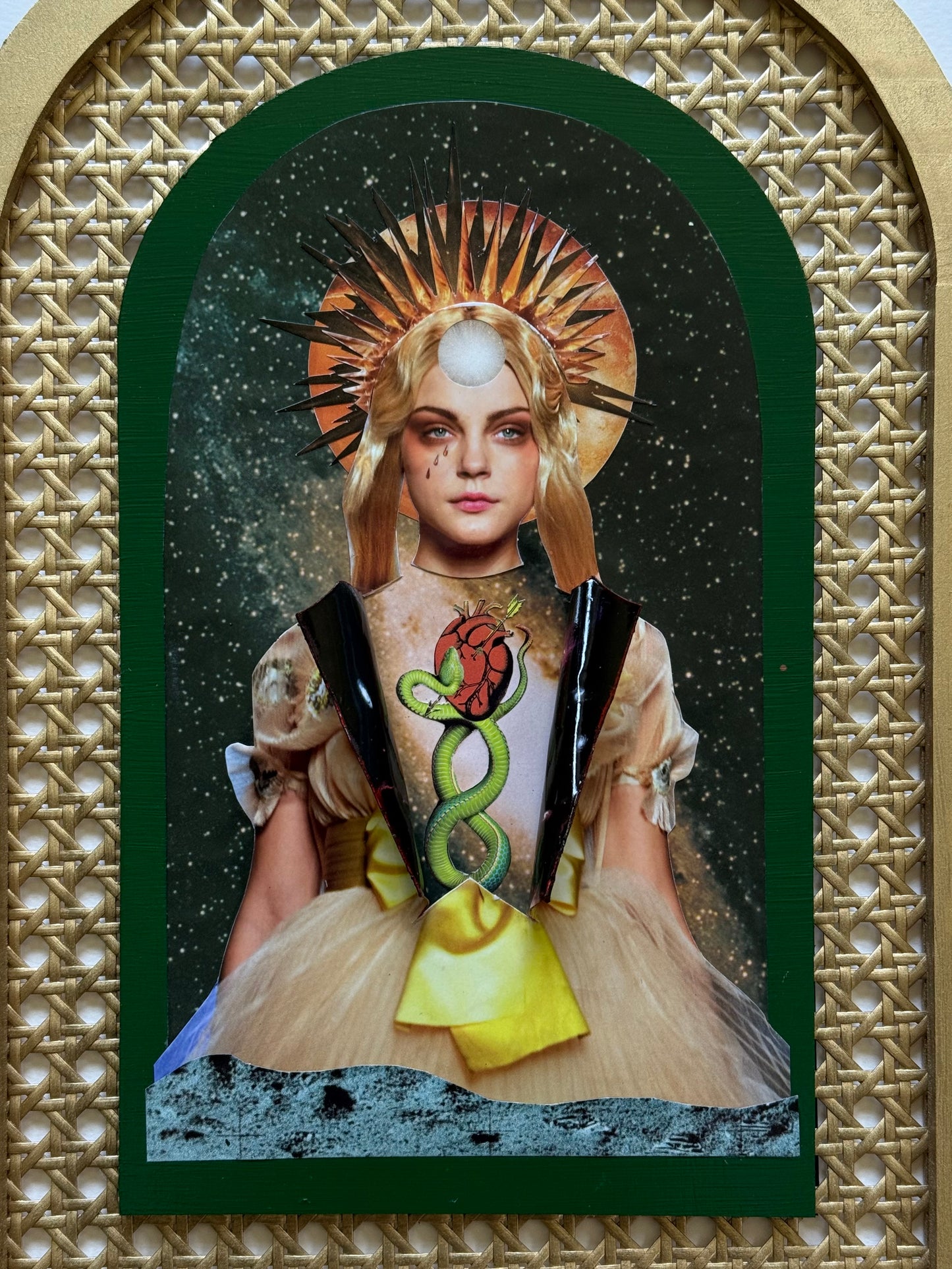 Unexpected Alchemist, original collage