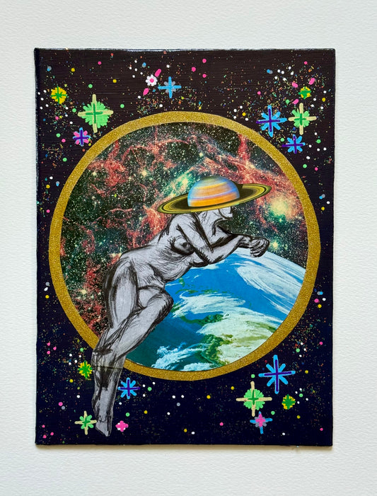 Queen of the Universe, original collage